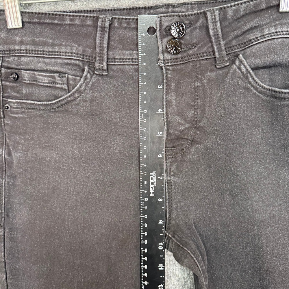 Curve Appeal Jeans Womens 6 28 Charcoal Black Curve Creator High Rise Boot Cut - Picture 10 of 16